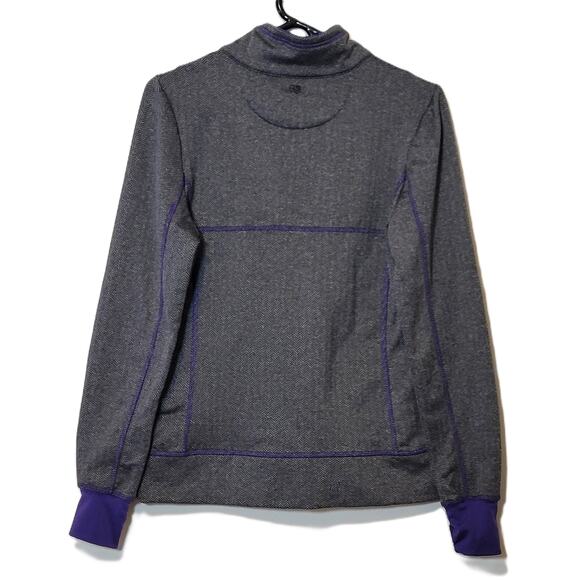 Colosseum Womens Washington Huskies 1/4 Zip Sweatshirt‎ Gray Purple Size Medium - Picture 2 of 8